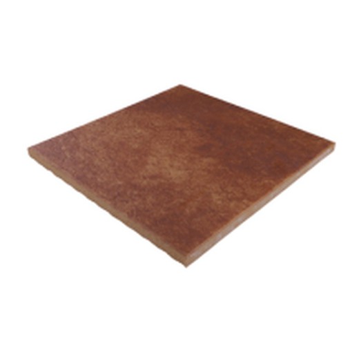 Pavimento gres extrusionado 33x33 cm Jasper marron  Gres de Aragon