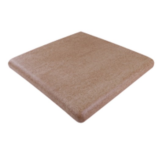 Peldaño esquina redondeada Columbia Beige Gres de Aragón