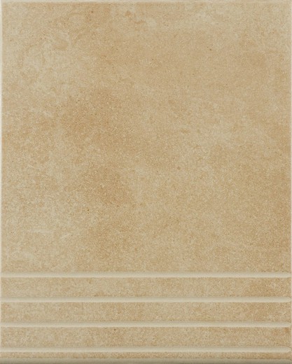 Peldaño romado Siena Beige 31,6x31,6 cm Benesol