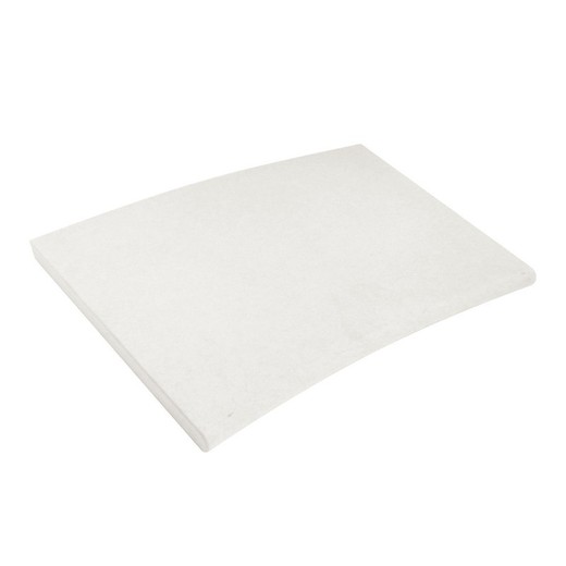 Remate curvo Grenoble Blanco 2,5 x 34 x 50 (r-1,5) cm Verniprens