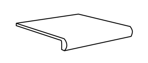 Peldaño de esquina antideslizante 33x33x4 cm D'Anticato Grigio Natucer