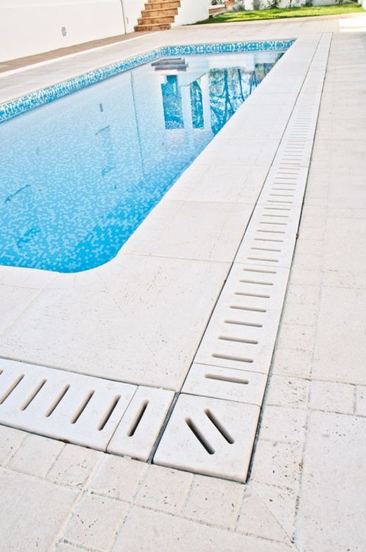Angulo piscina Trena Crudo 5 x 60 x 60  r-15cm Verniprens