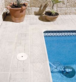 Borda de piscina Orlando Ecru 4 x 34 x 50 cm Verniprens