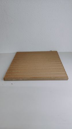 Revêtement de sol 24,4 x 24,4 cm, grès cérame naturel extrudé, grès d'Aragon