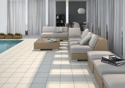 Pavimento gres extrusionado 33x33 Cotto blanco   Gres de Aragon