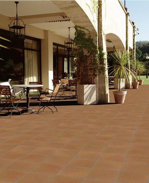 Pavimento gres extrusionado Base 31,4x31,4x1,2  cm  Greco Gres