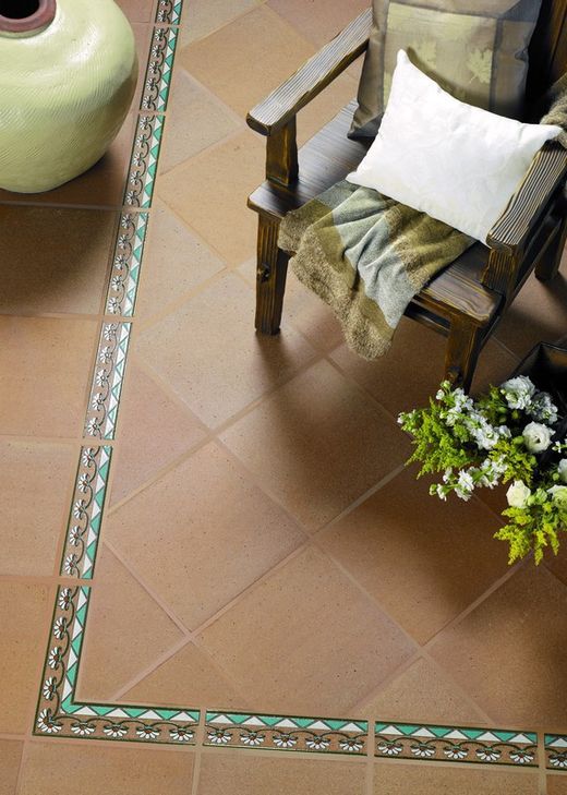 Pavimento gres extrusionado Base 31,4x31,4x1,2  cm  Greco Gres