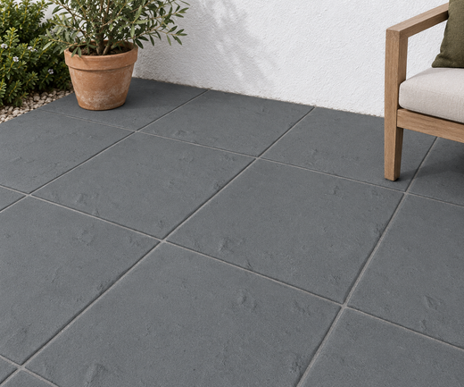 Carreau de béton Maro Anthracite 50x50x2,5 cm Verniprens