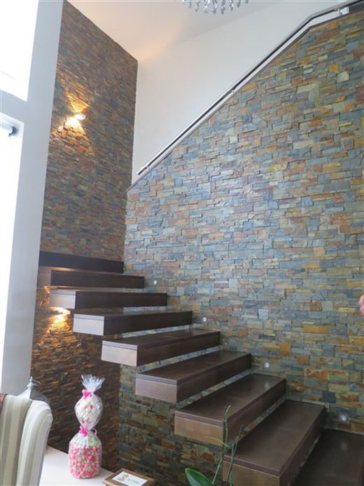 Caixa de pedra pré-montada, arte de parede ecológica multicolorida, pedras galegas