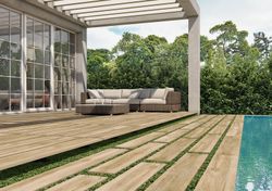 Pavimento porcelanico 20mm Forever Roble 30x120cm Tau