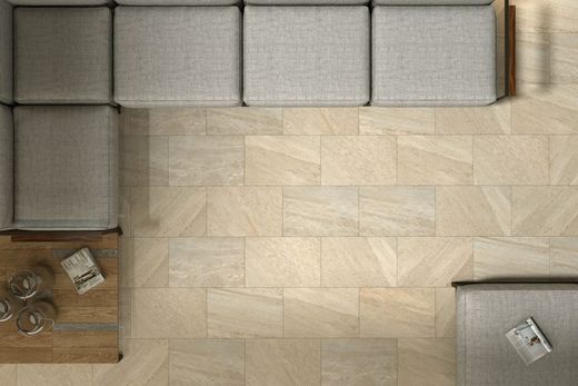 Baldosa porcelánica Gela beige 40x60x1 cm Tau