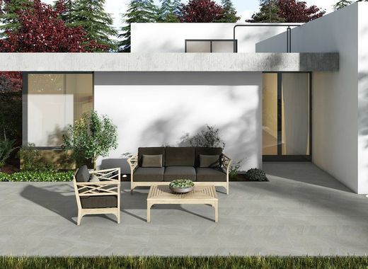 Porcelánico exterior Gela Blanco 40x60x1 cm - Tau