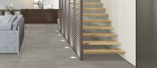 Porcelanico cemento Leo Gris 30,3x61,3x1 cm Tau
