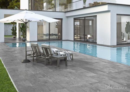 Baldosa exterior Nestier Gris 40x60x1 cm Tau Cerámica