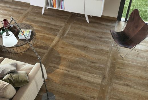 Pavimento exterior 1316 Wengue 25X129,5  cm  Porcelanite