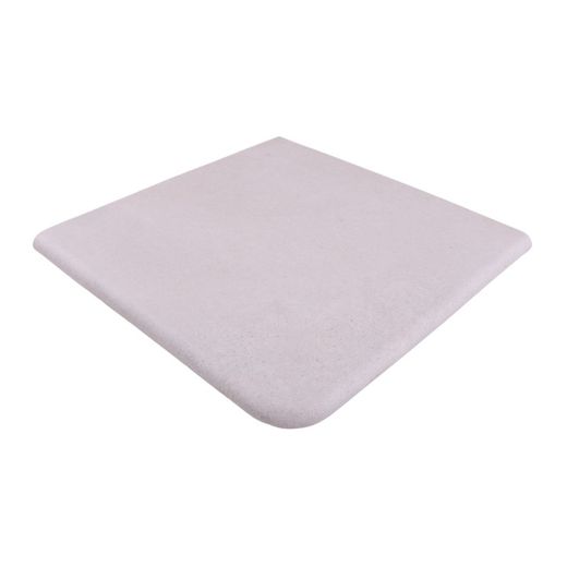 Peldaño esquina curvo Urban Blanco Gres de Aragón