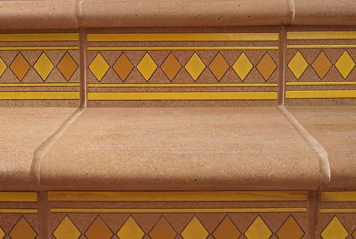 Runde Stufe 31,4 x 30,5 x 1,7 cm Greco Gres