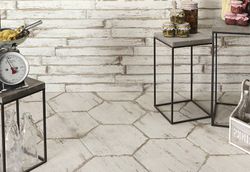 Peldaño porcelanico madera 32x32x4 Retro Blanco Natucer