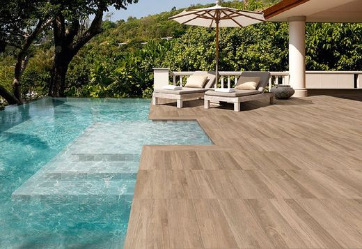 Peldaño porcelánico madera 60x32x3 Hyde Park Natucer