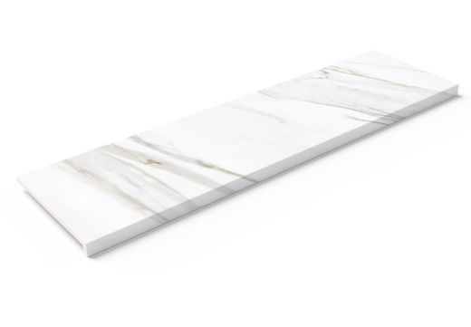 Peldaño recto Calacatta Fresh 33x120 cm de Cerámicas Mayor