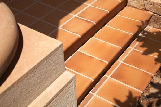 Degrau redondo natural 24,4x33x5,3x1,8 cm Aragon Gres