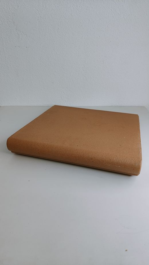 Degrau redondo natural 32,5 x 33 x 5,3 x 1,8 cm Aragon Gres