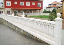 Pilar de balaustrada de concreto 20x20x120 cm Verniprens indiano
