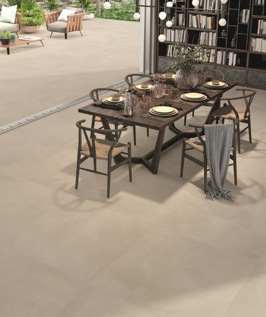 Porcelánico antideslizante 1900 arena Porcelanite